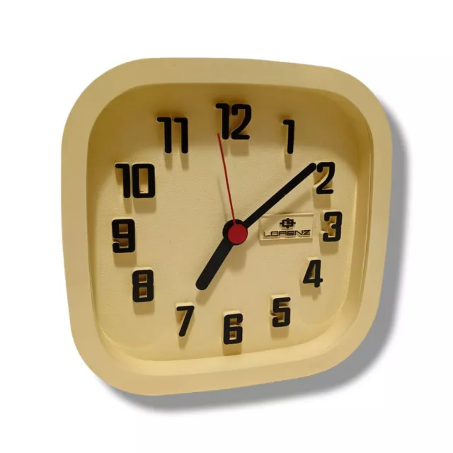 LORENZ orologio da parete tipo Bino vintage anni 70 space age LORENZ orologio da parete tipo Bino vintage anni 70 space age