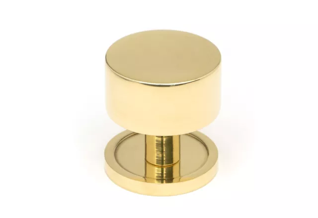 From The Anvil 50295 Polished Brass Kelso Cabinet Knob - 32mm (Plain)
