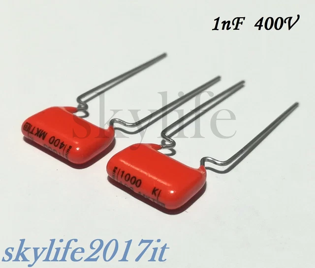 Condensatore POLIESTERE MET.FILM 100nF 100K 0,1uF 250V P=10mm MKP ( X - Foto 5