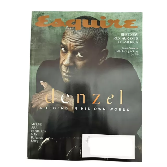 ESQUIRE MAGAZINE WINTER 2025 2025 Denzel Washington Best New