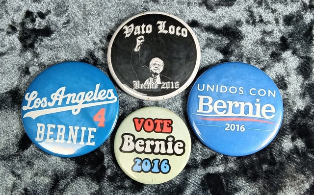 Bernie Sanders Latino / Chicano Button Pack - 2016 5 Political Buttons