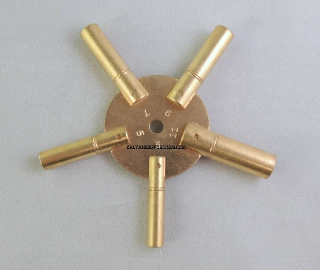 Clé Papillon Pour Horloge Pendule N°4 (3,25 Mm) - Remontoir De Précision - Neuf Sous Emballage