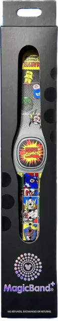 2023 Disney Parks MagicBand+ MagicBand Plus New Marvel “Marvel Comics”