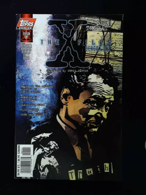 X-Files Season One Deep Throat #1B  Topps Comics 1997 Nm+  Variant