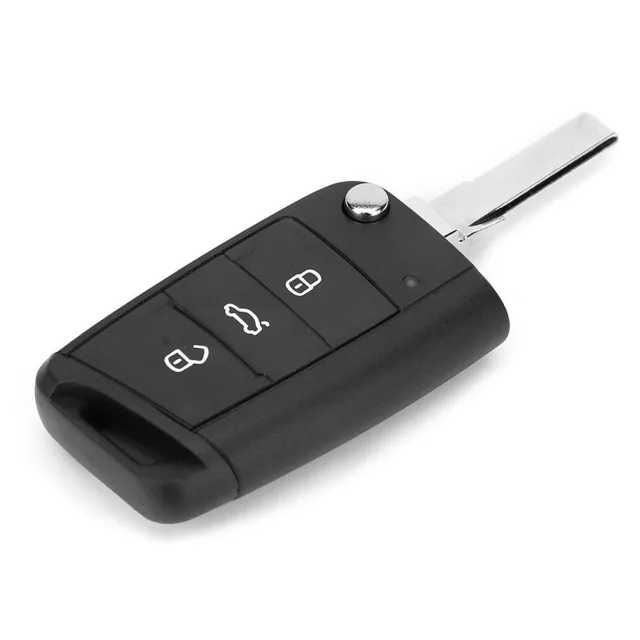 Hot Auto Car Smart Remote Key Shell Case Fob 3 Buttons Fit For MK7 3