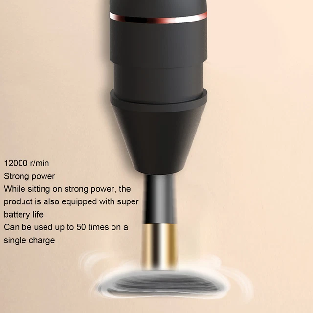 Cepillo de maquillaje eléctrico secado rápido recargable cepillo automático limpio TDM