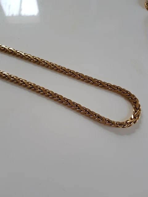 Collier Vintage Plaqué Or - Bijou Rétro - Occasion