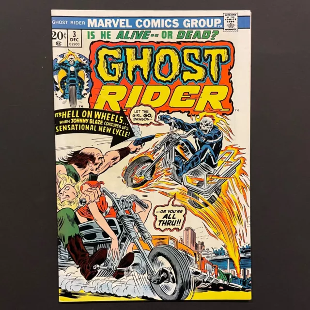 Ghost Rider #3 Marvel Comics 1973 2Nd Appearance Of The Son Of Satan Nice