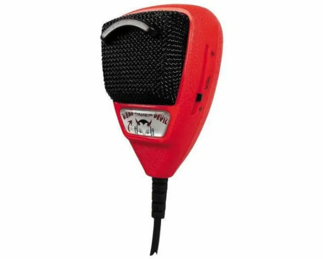 Astatic Rd104E Red Road Devil 4Pin Cb Amplified Noise Cancel Power Microphone