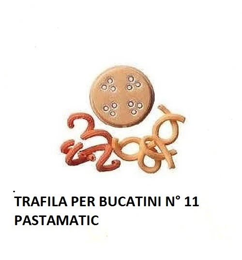 Kit 8 Trafile Per Pasta Ariete PASTAMATIC 1591, Con Ghiera, Accessori Per Robot Da Cucina