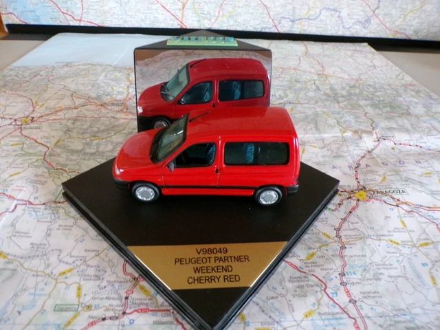 Vitesse SB 1/43 - Peugeot Partner 1998 Médecin Pompiers (modèle Modifié)