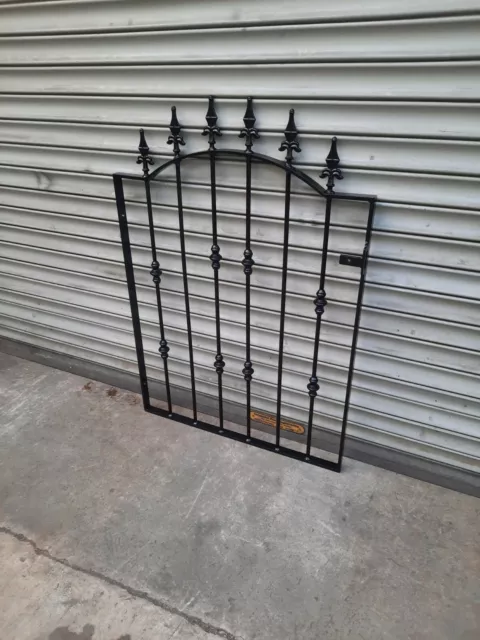 Wrought Iron Metal Garden Gate Steel Pedestrian Victorian Bespoke Made To Order
