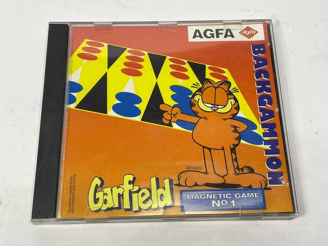 Garfield backgammon magnetico gadget agfa foto anni 90 #2