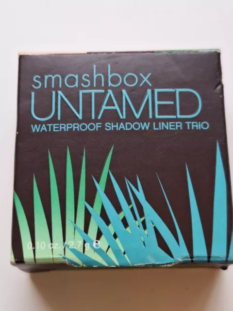 Smashbox ungezähmt wasserdicht Shadow Liner Trio Savage verpackt & versiegelt