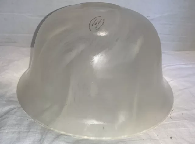 CVV Vianne French Made in France Mouth Blown Art Frosted Glass Bell  Lamp Shade
