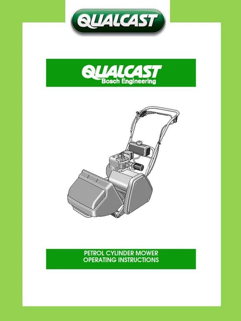 Qualcast 41cm self propelled on sale petrol mower manual