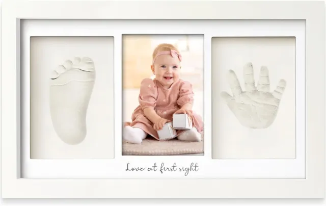 NEW IN BOX Baby Hand and Footprint Kit Baby Footprint Kit Newborn Keepsake Frame