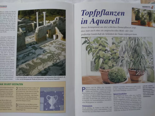 Ausgabe 34, Der Schritt-für-Schritt Kunstkurs, Malen und Zeichnen leicht gemacht