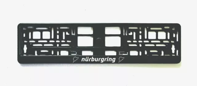 Europäischer Nummernschildrahmenhalter Surround für F1-Fans NURBURGRING