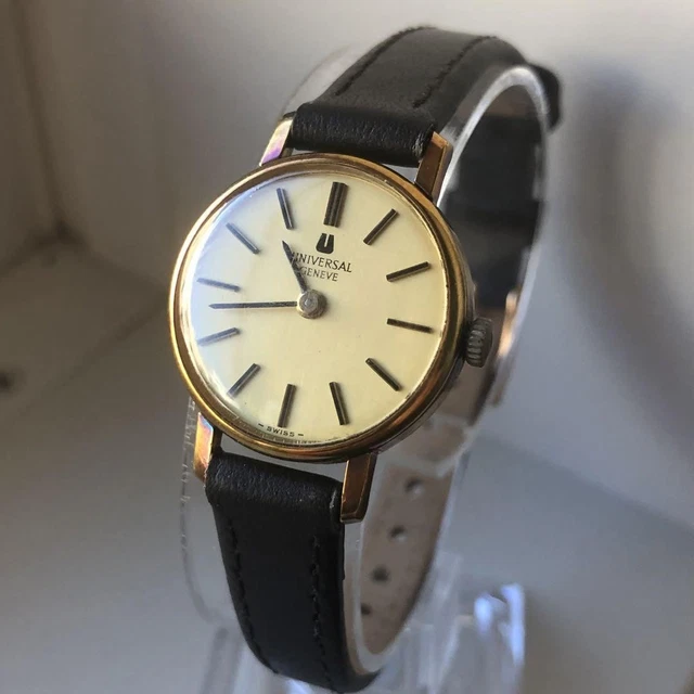 Montre Universal Genève Or 18k Réf. 155594 1T - Vintage Années 50, Mécanique, Pour Femme