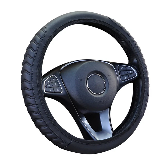 Coprivola volante elastico auto Wave resistente all'usura in pelle si adatta tag
