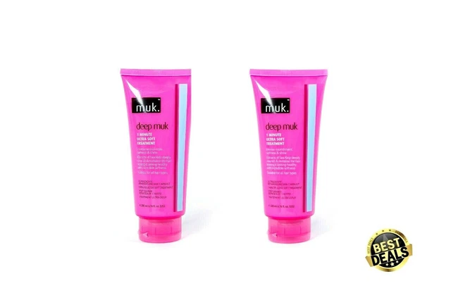 (2X) MUK Deep Muk 1 Minuto Tratamiento Capilar Ultra Suave - 200ml