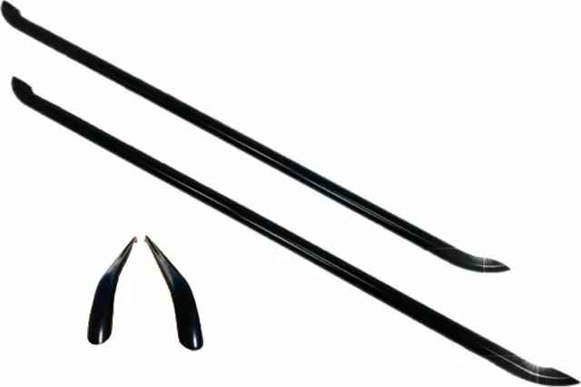 Renault Trafic Side Bars Protection Oem Sportline Look Black Lwb 2001-2014