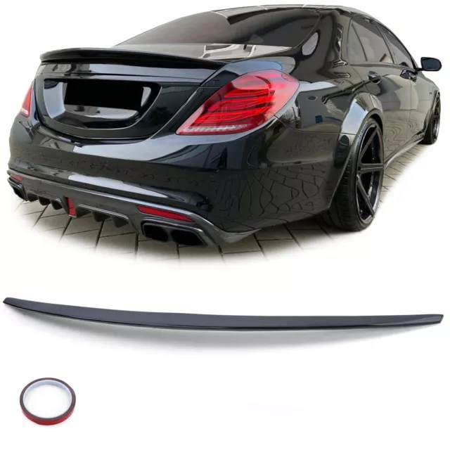 Becquet Coffre Noir Brillant Look Amg S63 S65 Pour Mercedes Classe S W222