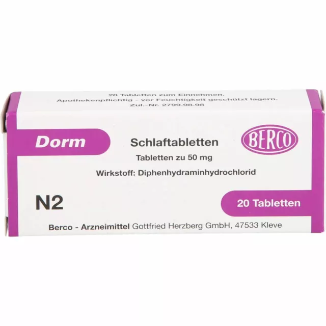 DORM Tabletten 20 St PZN01580867