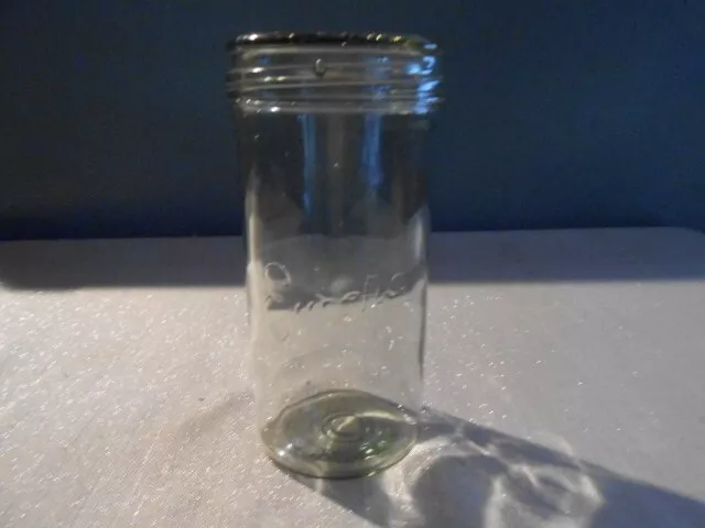 Vintage EUREKA Clear Glass 28 OZ Size Fruit Jar