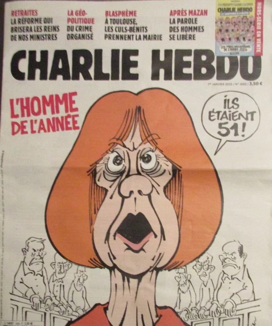 CHARLIE HEBDO N° 1693 de Janvier 2025 L