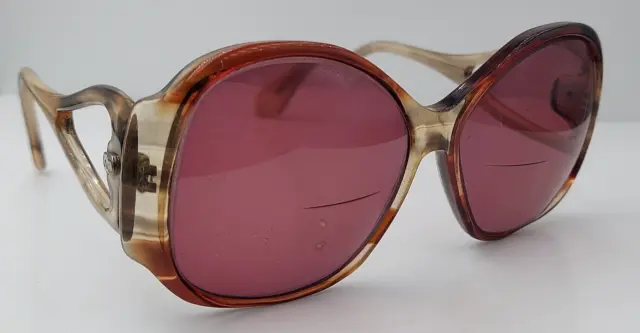 Vintage Welling Constant Brown Oval Sunglasses Hong Kong FRAMES ONLY