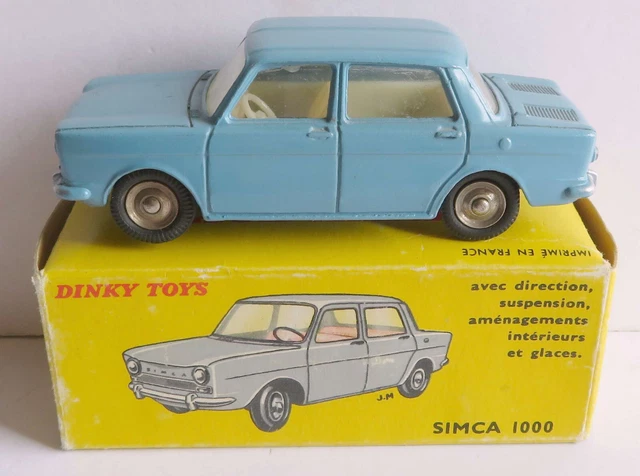 DINKY TOYS FRANCE - 519 - Simca 1000 - Version Tardive - En boite