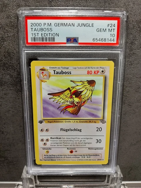 Pokemon Karte Set Tauboss PSA 10 1st Edition Base Jungle Set - Gem Mint - POP 1! 2