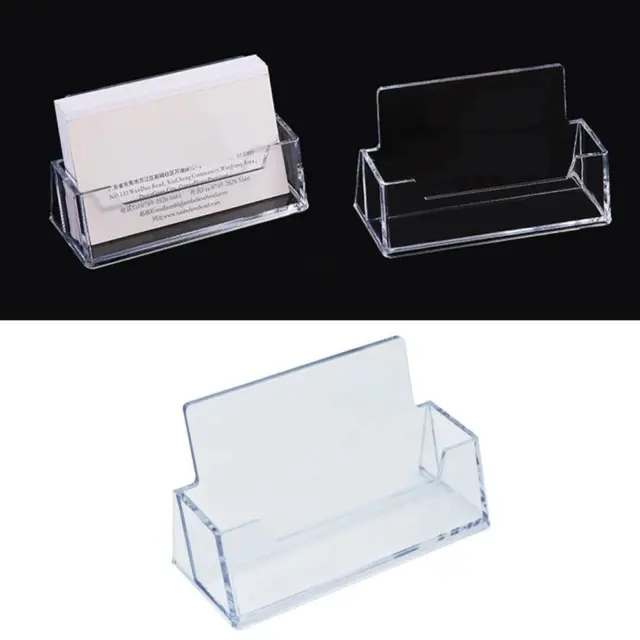 Clear Business Card Case Holder Business Card Display Stand X1