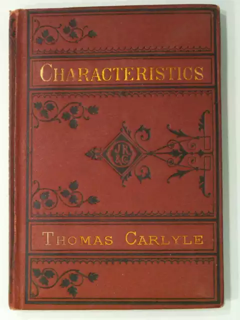 1877 OSGOOD VEST POCKET THOMAS CARLYLE CHARACTERISTICS Philosophical Essay