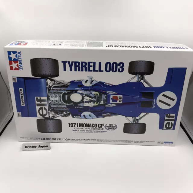 Tamiya 1:12 Big Scale Series No 54 Tyrell 003 1971 Monaco GP New From Japan