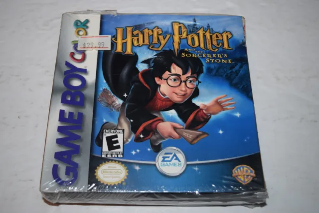 Harry Potter Piedra Hechicera Nintendo Game Boy Color Nueva Caja Retráctil de Fábrica