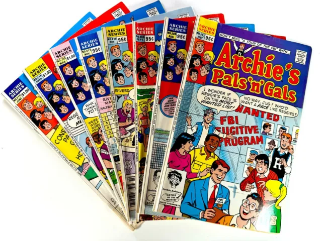 ARCHIE'S PALS 'N' GALS (1989-90) #207 208 209 210 211 213 214 215 Lot FN to VF