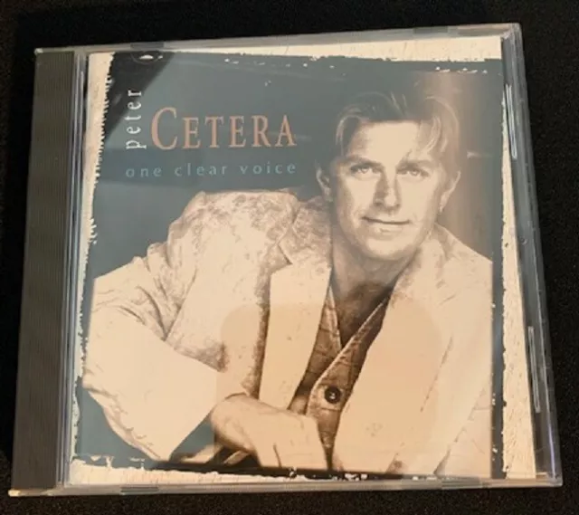 Peter Cetera - One Clear Voice CD - Rare - Chicago Lead Singer - Like New