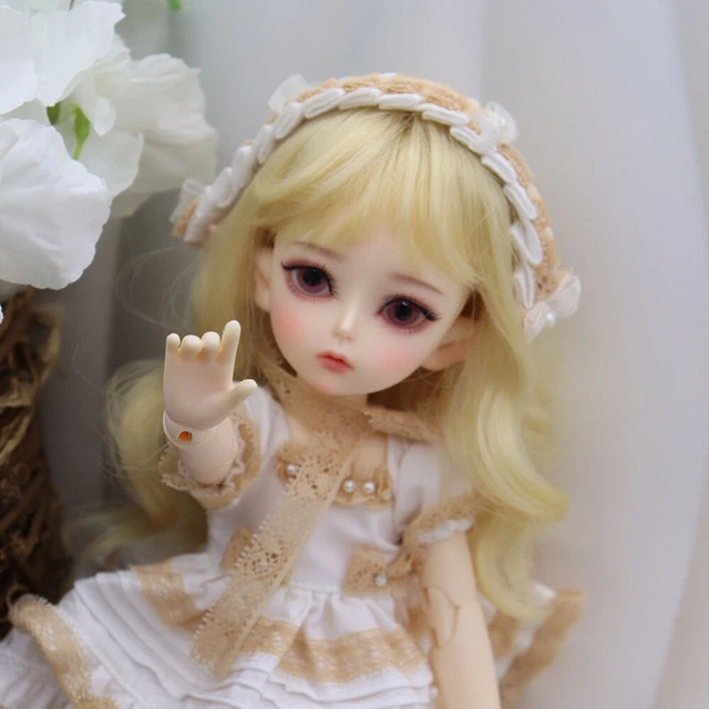 1/6 BJD Dolls Resin Girl Female Body Doll + Eyes + Face Make up Toy FULL SET