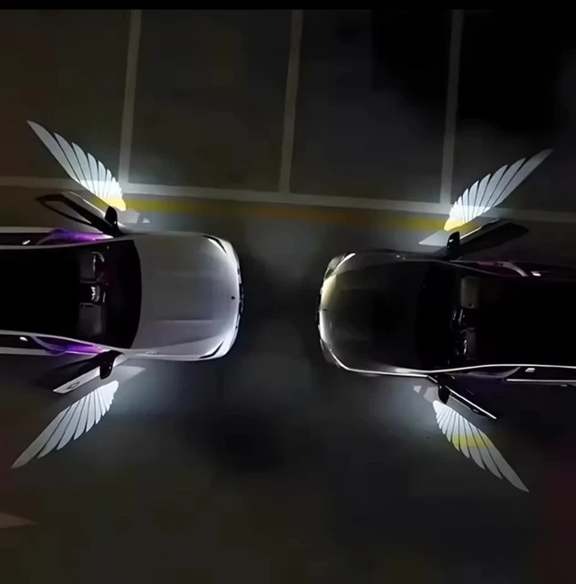 Luci LED Logo Per Portiere Auto Mini - 2 Pezzi, Proiettori 3D, Compatibili Vari Modelli - Foto 3