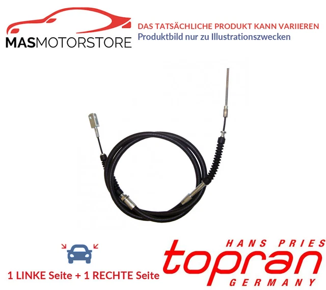 Handbremsseil Bremsseil Paar Topran 701 493 2Pcs P Für Renault Master Iii 2.3L