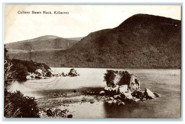 c1910 Colleen Bawn Rock Killarney Ireland Antique Unposted Postcard