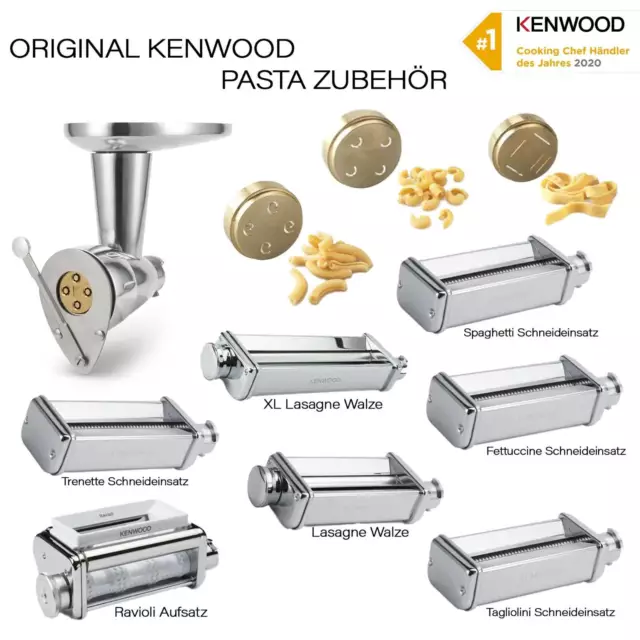 PASTA Zubehöre für KENWOOD Küchenmaschinen Cooking Chef XL/ Gourmet/ Titanium XL