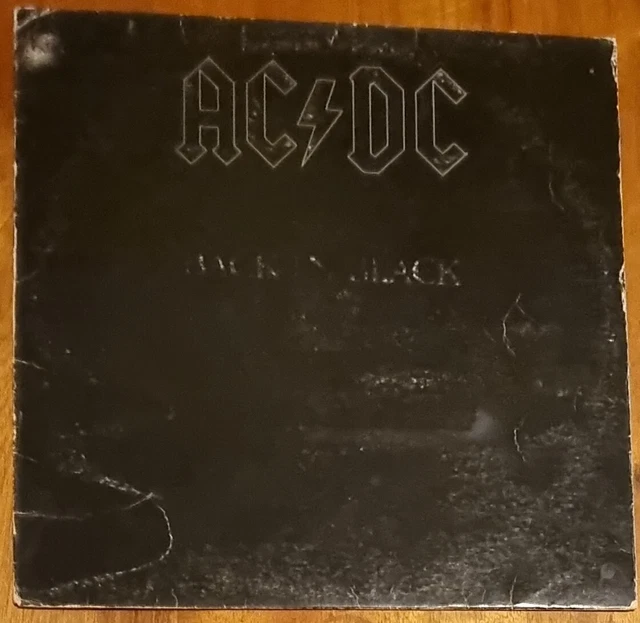 AC/DC BACK IN Black Australian First pressing Albert Maxi Cut 1980 with ...