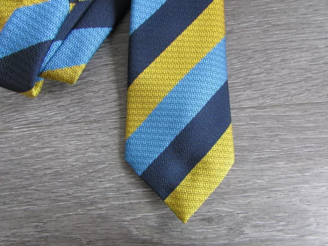 Yorkshire CCC County Cricket Club Colours Striped Tie by DP Leisure