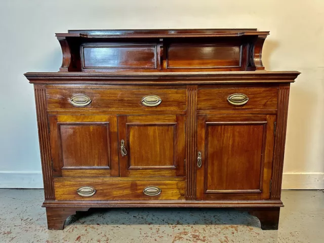 Antique Sideboard. Victorian Mahogany C1880 Rare & Beautiful 140 Years Old.