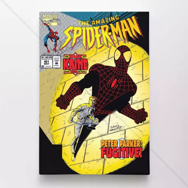 The Amazing Spider-Man #401 Poster Canvas Spiderman Marvel Comic Book Print