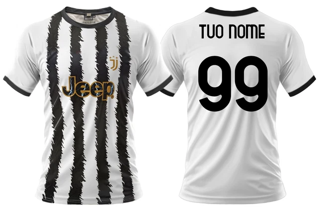 JUVENTUS MAILLOT PERSONNALISÉ 2024 2023 Officiel Juve Home Maillot